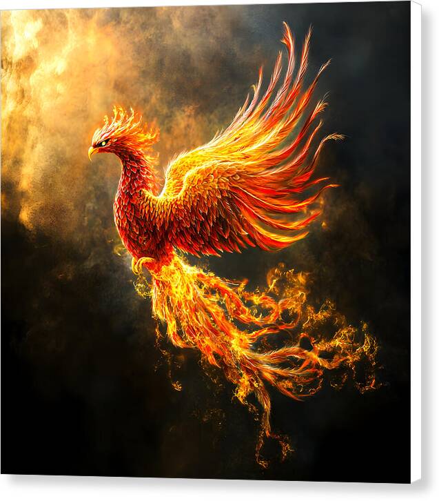 Ember's Ascension - Canvas Print