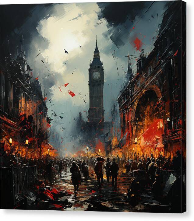 Embers of Revolution - Canvas Print