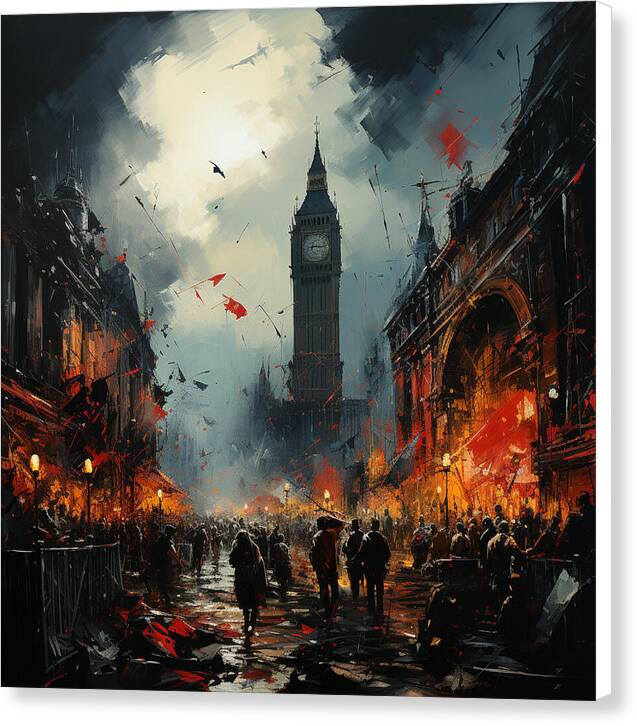 Embers of Revolution - Canvas Print
