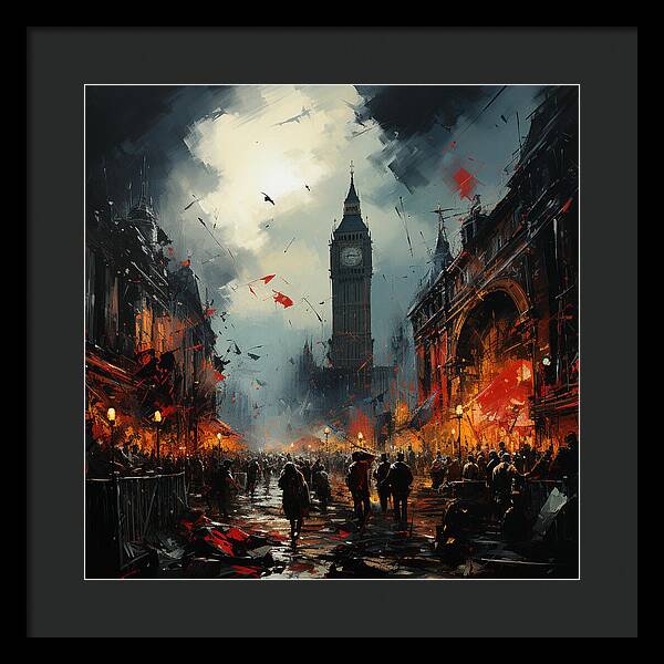 Embers of Revolution - Framed Print