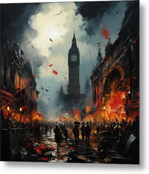 Embers of Revolution - Metal Print