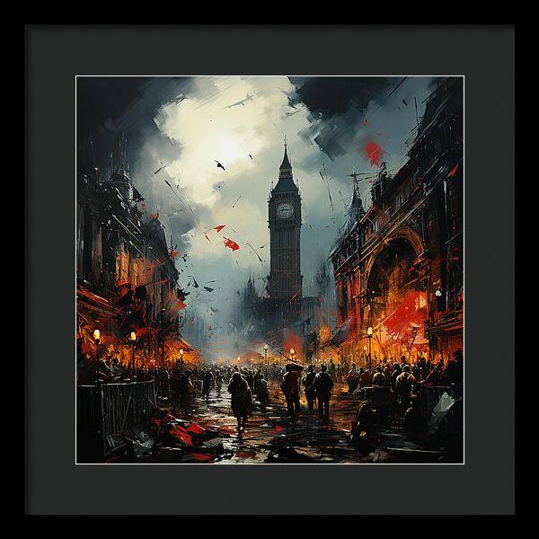 Embers of Revolution - Framed Print