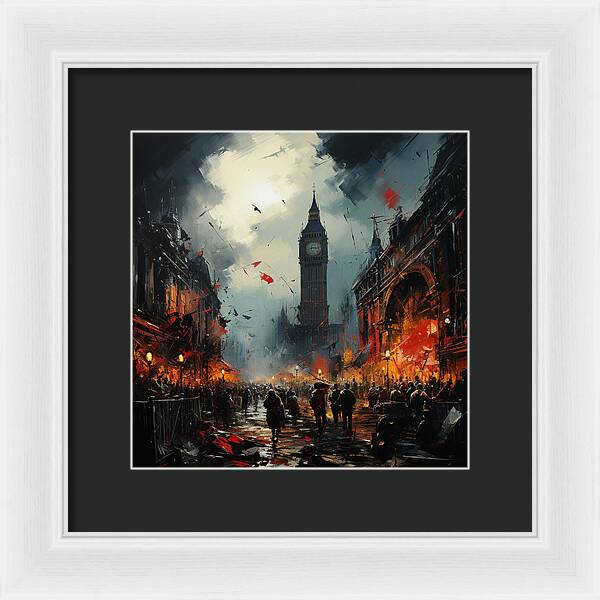 Embers of Revolution - Framed Print