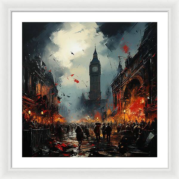 Embers of Revolution - Framed Print