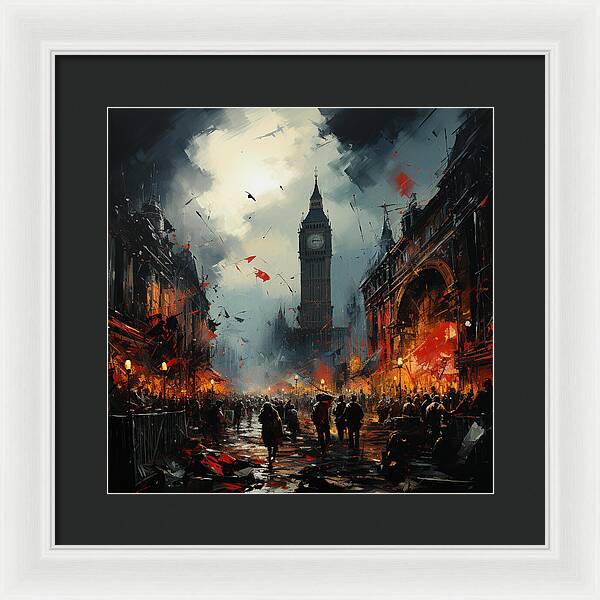 Embers of Revolution - Framed Print