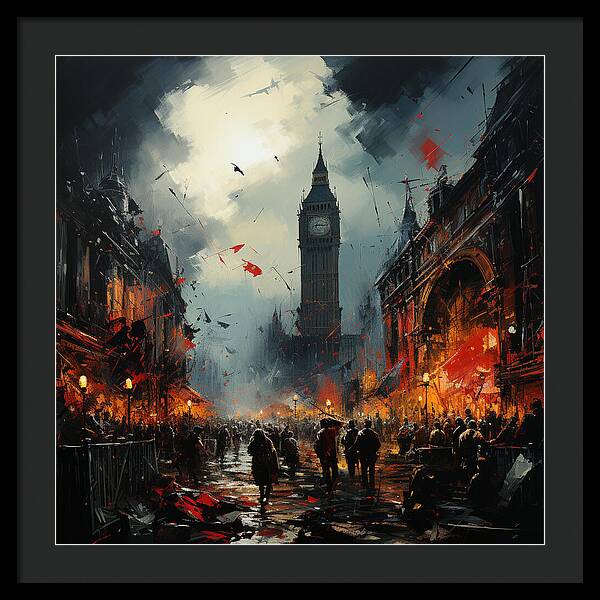 Embers of Revolution - Framed Print