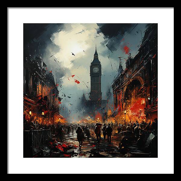 Embers of Revolution - Framed Print
