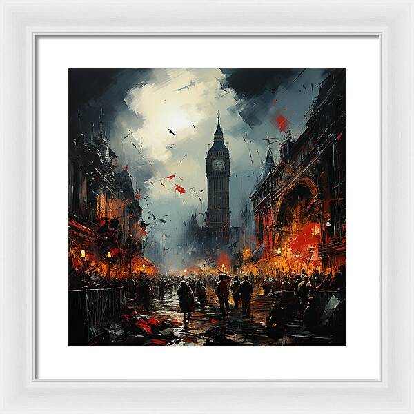 Embers of Revolution - Framed Print