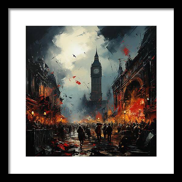 Embers of Revolution - Framed Print