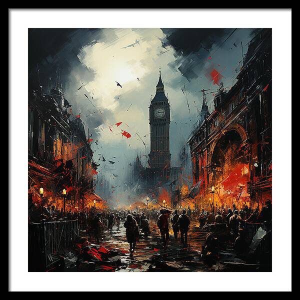 Embers of Revolution - Framed Print