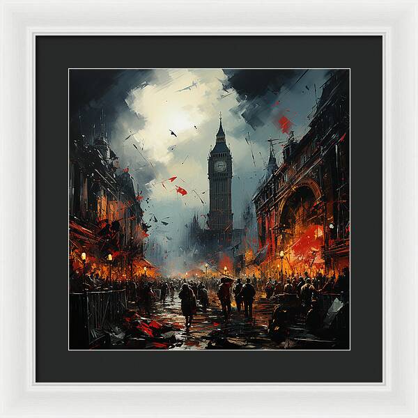 Embers of Revolution - Framed Print