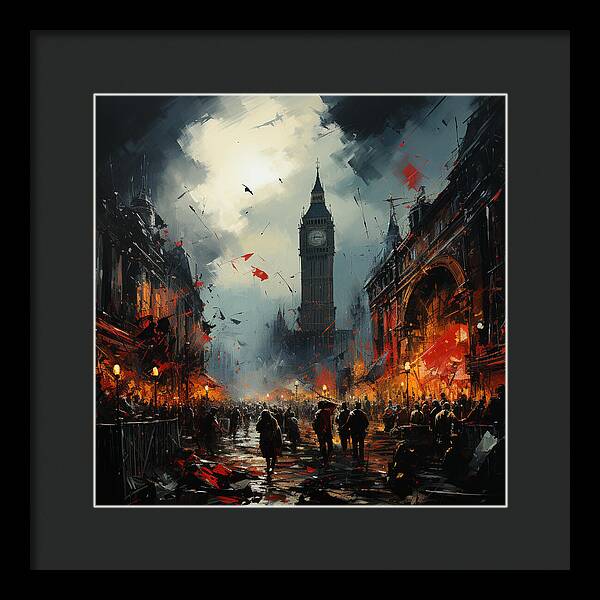 Embers of Revolution - Framed Print