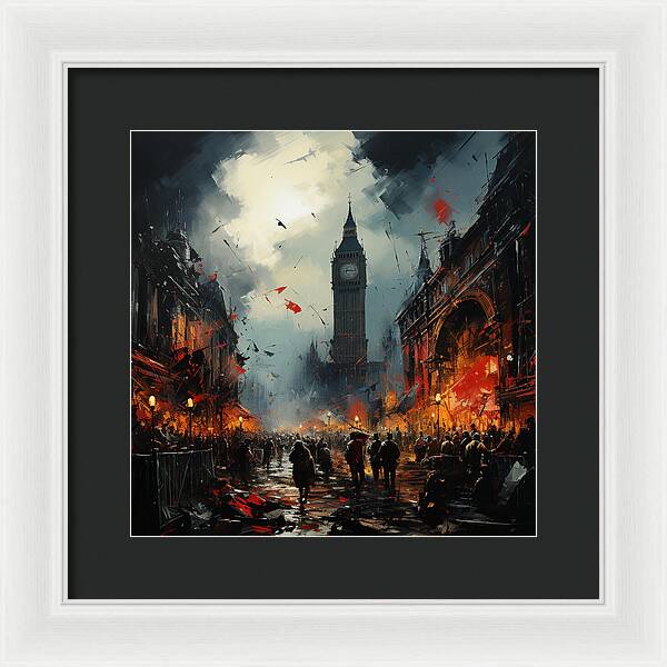Embers of Revolution - Framed Print