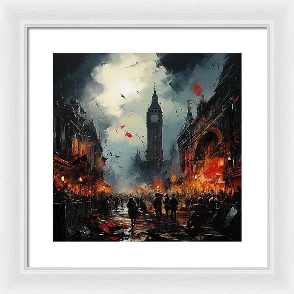 Embers of Revolution - Framed Print