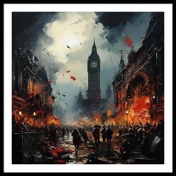 Embers of Revolution - Framed Print