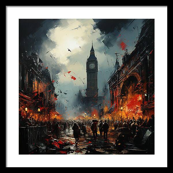 Embers of Revolution - Framed Print