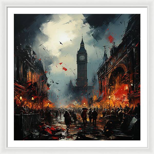 Embers of Revolution - Framed Print