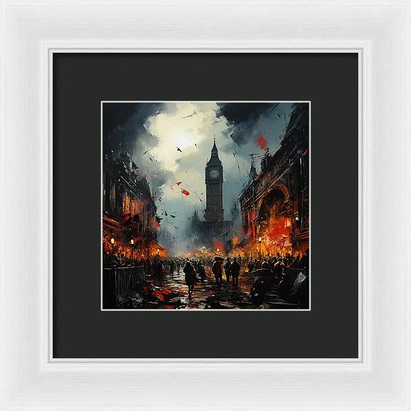 Embers of Revolution - Framed Print