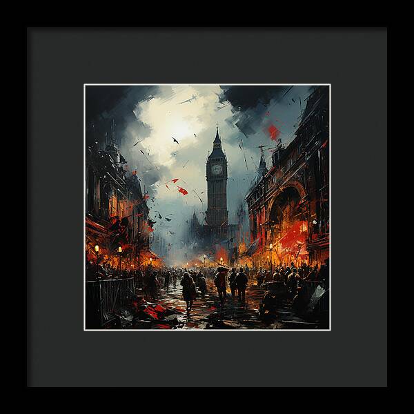 Embers of Revolution - Framed Print