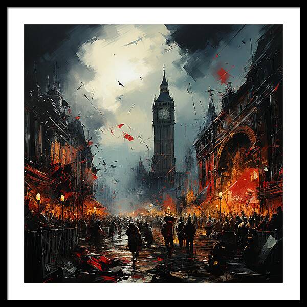Embers of Revolution - Framed Print