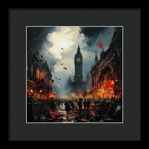 Embers of Revolution - Framed Print