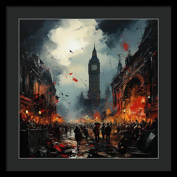 Embers of Revolution - Framed Print