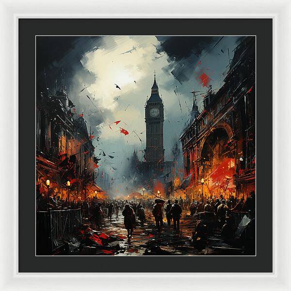Embers of Revolution - Framed Print
