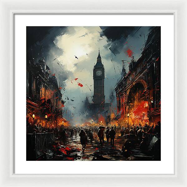 Embers of Revolution - Framed Print