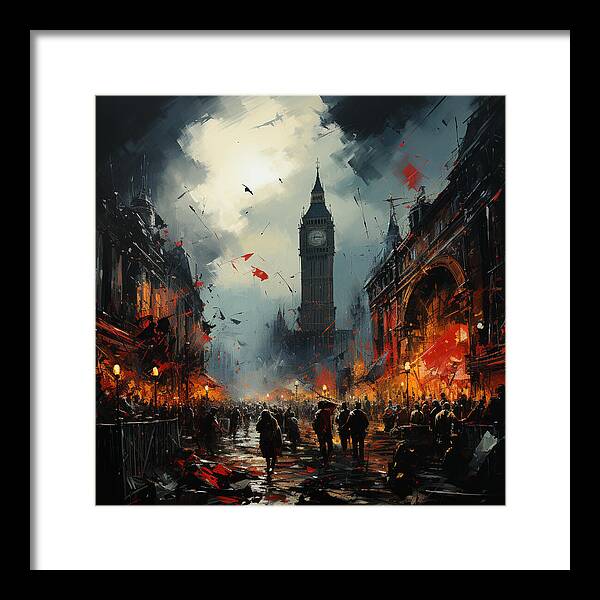 Embers of Revolution - Framed Print