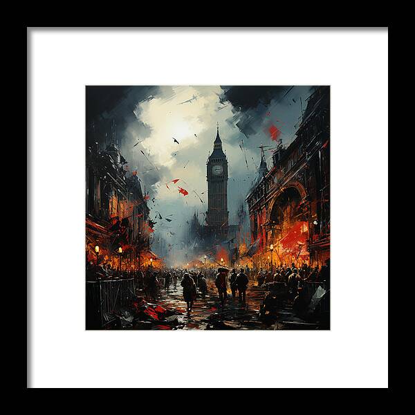 Embers of Revolution - Framed Print