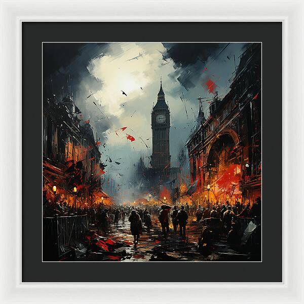 Embers of Revolution - Framed Print