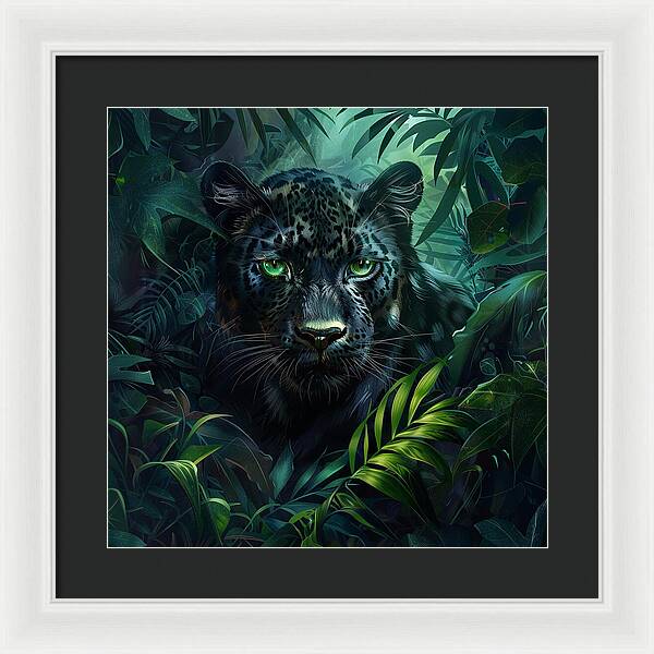 Emerald Shadows - Framed Print