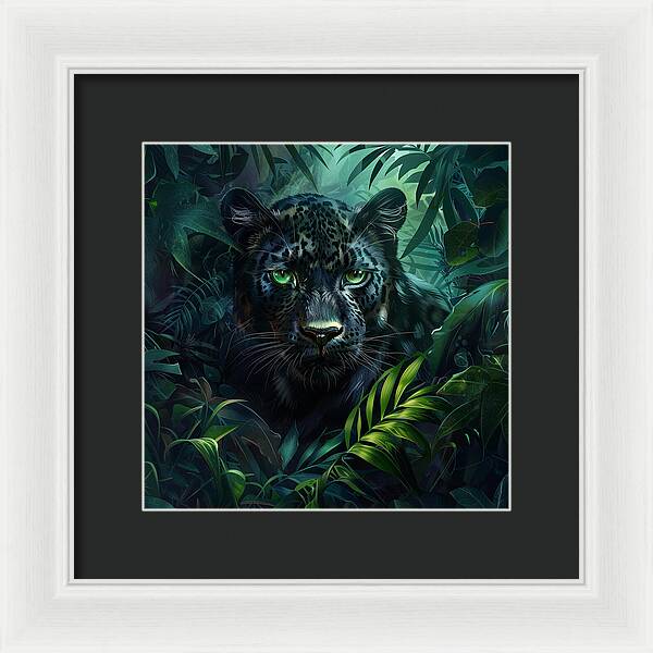 Emerald Shadows - Framed Print
