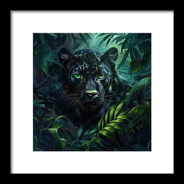 Emerald Shadows - Framed Print