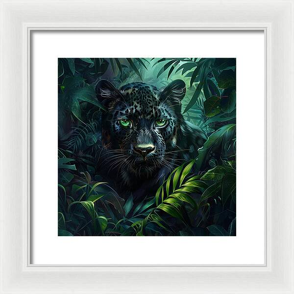 Emerald Shadows - Framed Print