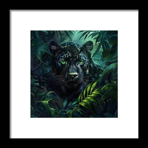 Emerald Shadows - Framed Print