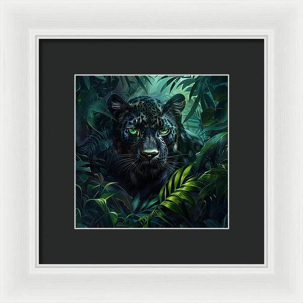 Emerald Shadows - Framed Print