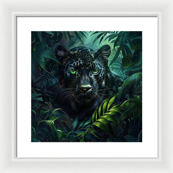 Emerald Shadows - Framed Print