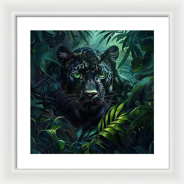 Emerald Shadows - Framed Print