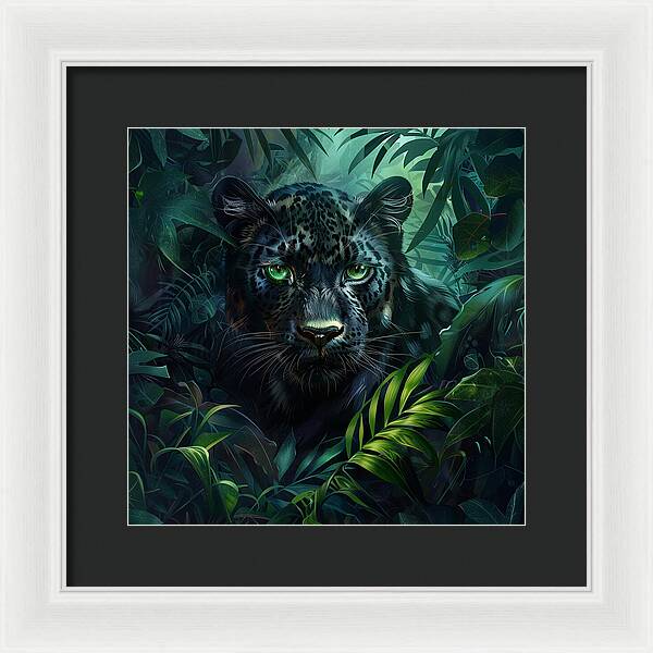Emerald Shadows - Framed Print