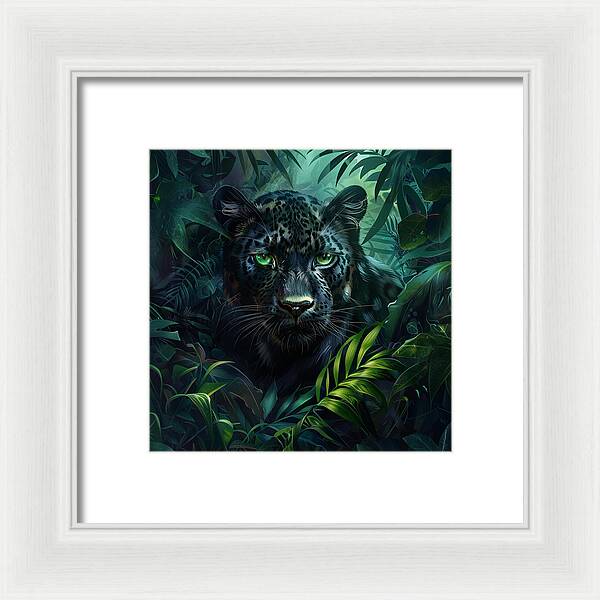 Emerald Shadows - Framed Print