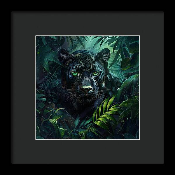 Emerald Shadows - Framed Print