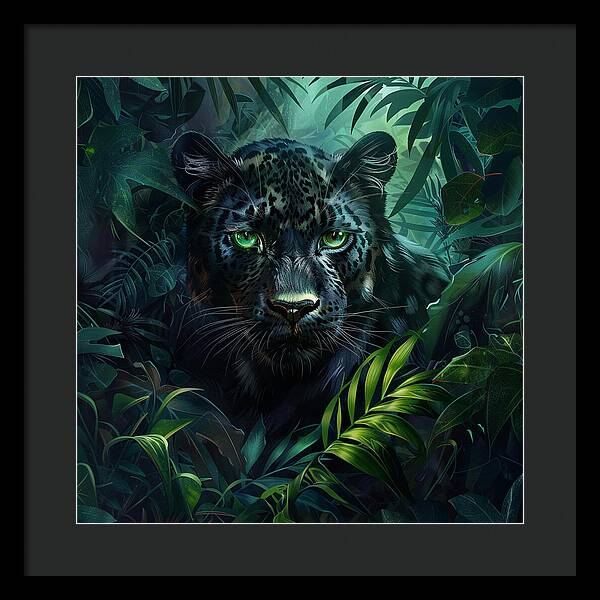 Emerald Shadows - Framed Print