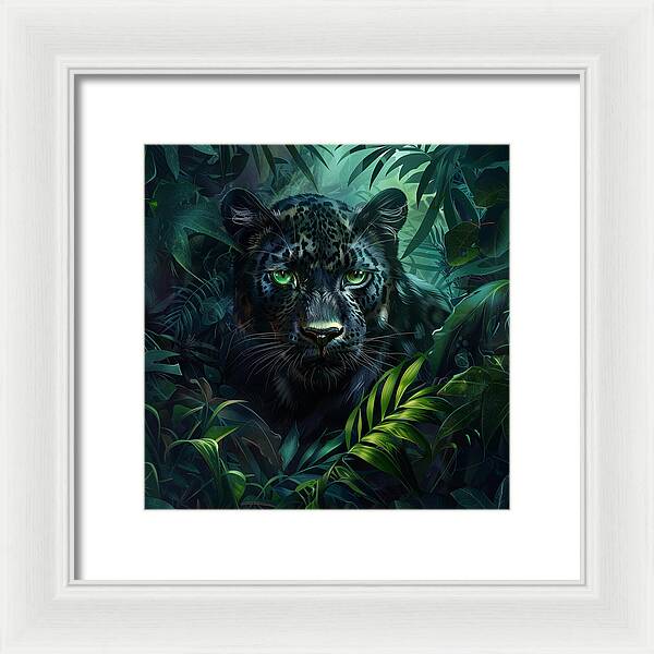 Emerald Shadows - Framed Print