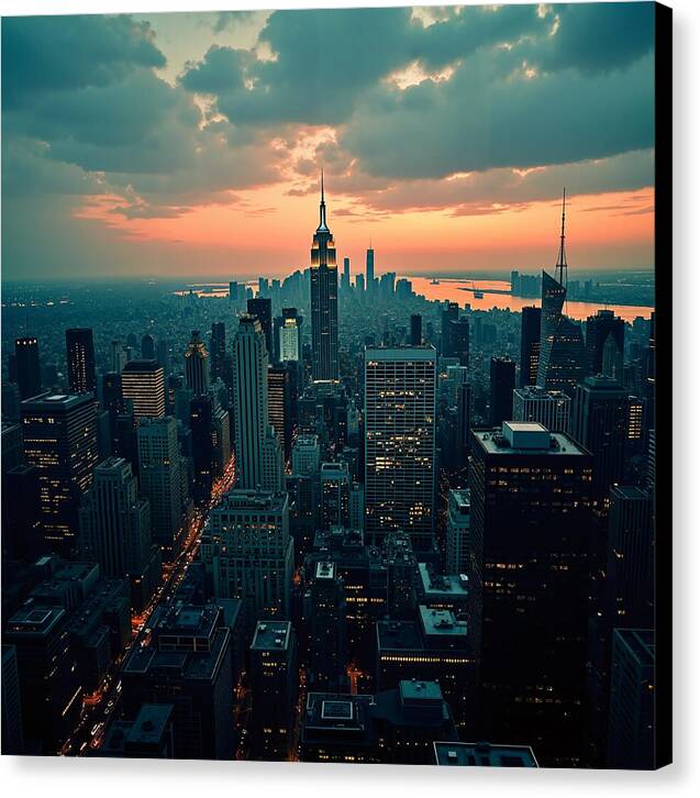 Empire at Dusk - Canvas Print