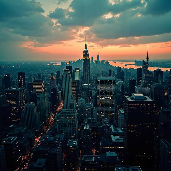 Empire at Dusk - Art Print