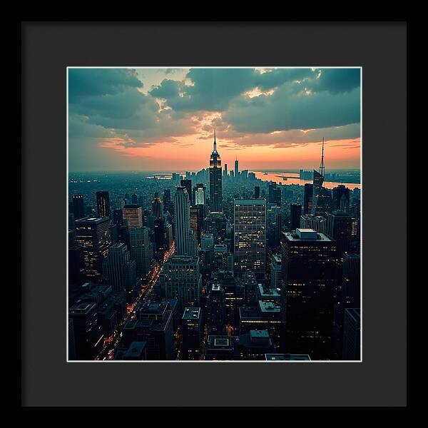Empire at Dusk - Framed Print