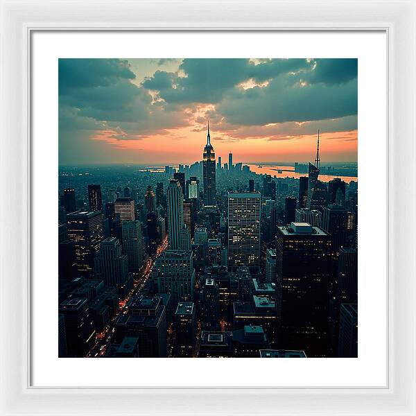 Empire at Dusk - Framed Print