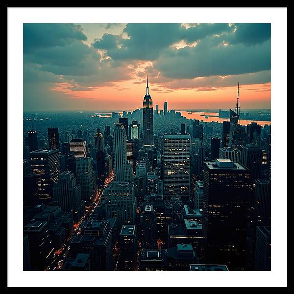 Empire at Dusk - Framed Print