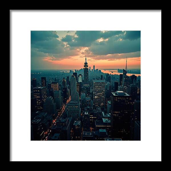 Empire at Dusk - Framed Print